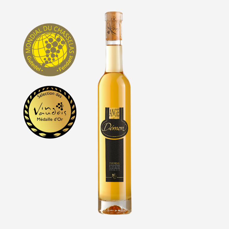 Süßwein Chasselas Yvorne "Ange et Démon" Chablais AOC.