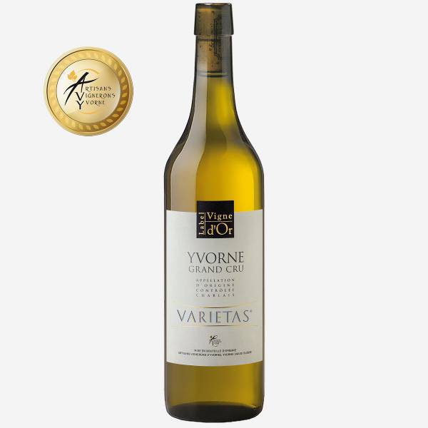 Yvorne Label Vigne d'Or "VARIETAS" Elevé en fût de chêne Chablais AOC