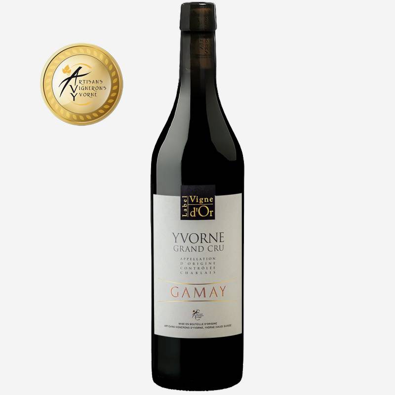 Yvorne Grand Cru Label Vigne d'Or "GAMAY" Chablais AOC